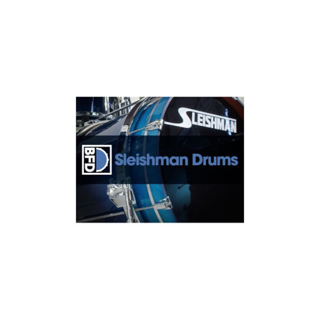 BFD Sleishman Drums Library Expansion Pack for BFD3, BFD Eco and BFD2 Virtual Instrument, Download