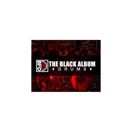 BFD The Black Album Drums Expansion Pack for BFD3 Virtual Instrument, Download