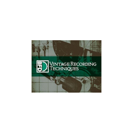 BFD Vintage Recording Techniques Drum Library Expansion Pack for BFD3 Virtual Instrument, Download