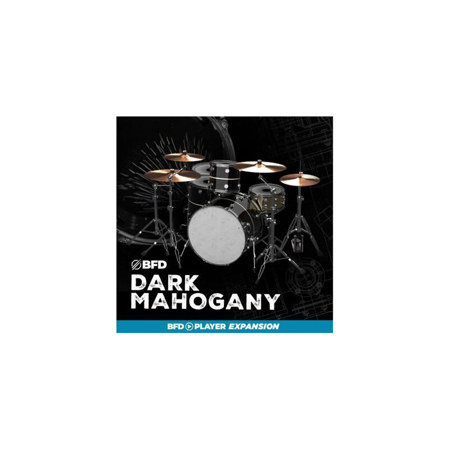 BFD Dark Mahogany Drums Expansion Pack for BFD Player Virtual Instrument, Download