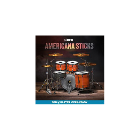 BFD Americana Sticks Expansion Pack for BFD Player Virtual Instrument, Download