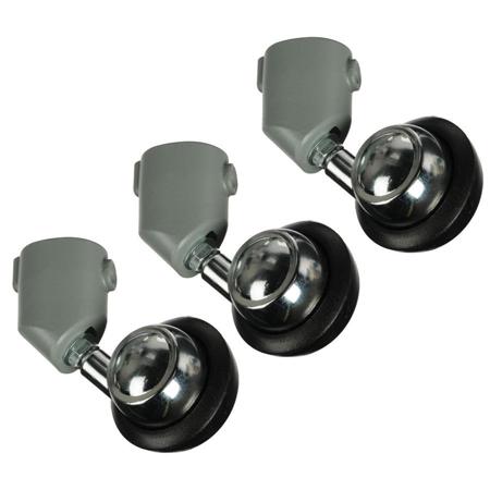 Manfrotto Caster Set for Light Stands with 22mm Diameter Legs (#9545), Set of 3