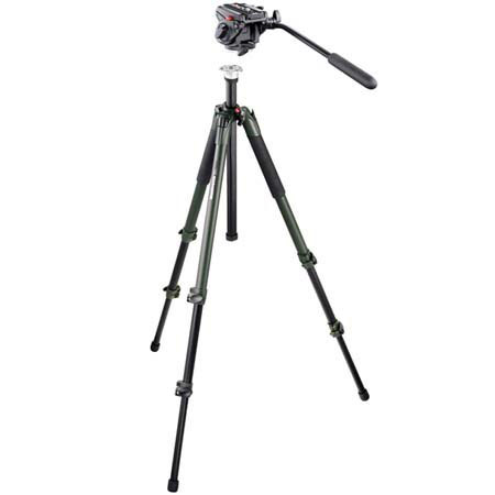 Manfrotto 701HDV055XBK Tripod, Fluid Video Mini Head, MBAG90 Tripod Case