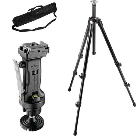 Manfrotto 055XDB3265 Tripod Kit, 3265 Grip Action Ball