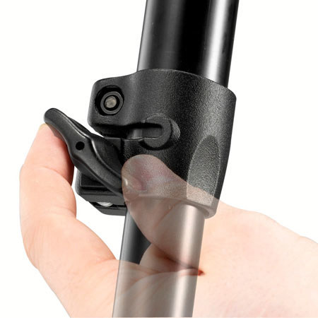 Manfrotto 055XDB Black Basic Tripod Legs (Height 18.9-70.8", Maximum Load 15.40 lbs)