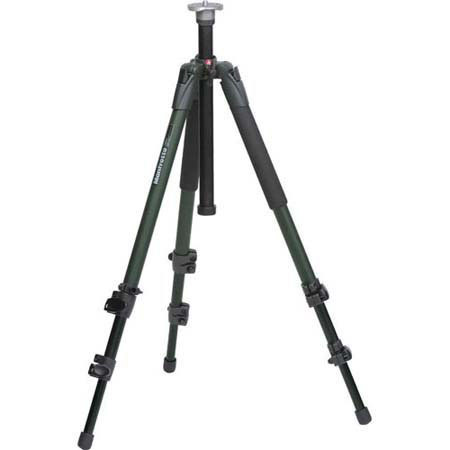Manfrotto 055XV Green Aluminum Tripod, with 324RC2