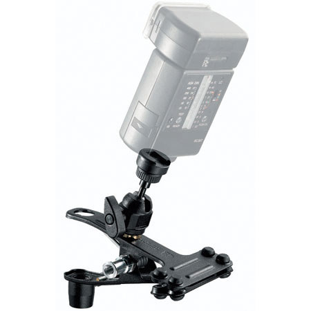 Manfrotto 175F1 Spring Grip Justin Clamp with Flash Shoe