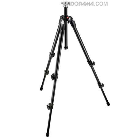 Manfrotto 190XDB Black Tripod, 3.15in - 57in Height