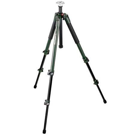 Manfrotto 190XV Green Aluminum Tripod Leg Set, 11 lbs