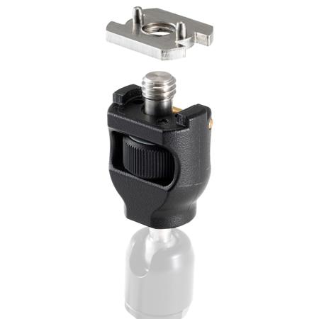 Manfrotto 3/8" Anti-Rotation Adapter with Arri Style Locating Pins for 244 Mini & 244 Micro Arms