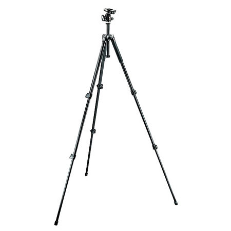 Manfrotto 293 3-section Aluminum Tripod with QRBallHead -Gray