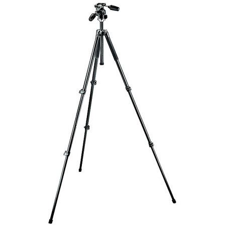 Manfrotto 294 3-section Aluminum Tripod with 3 Way Head