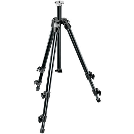 Manfrotto 3001BN Black Compact Tripod Legs (Height 6.7 - 57.1", Maximum Load 11.10 lbs)