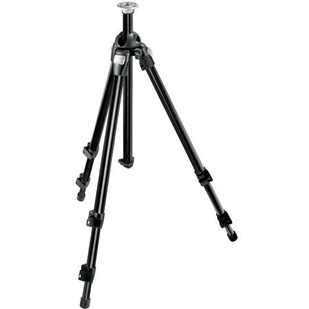 Manfrotto 3021BP Pro Black Tripod Legs (Height 4.4 - 69.3", Maximum Load 13.30 lbs)