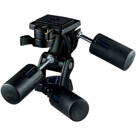 Manfrotto 3030 3-Way Pan/Tilt Head with Quick Release - Supports 13.3 lbs