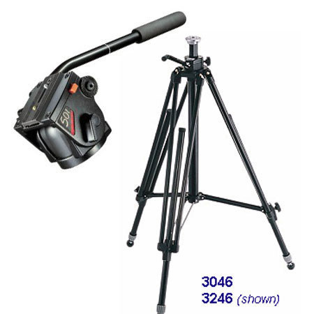 Manfrotto 3046-3433 - 3046 Tripod with the 501 Pro Video Fluid Head with Quick Release