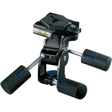 Manfrotto Deluxe 3047 3-Way Panhead w/ 3049 Quick Release - Supports 16.6 lbs