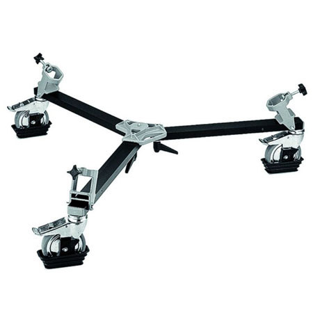 Dolly Per Treppiede Manfrotto 114 - Carrello Con Ruote Per Video, Capacità 60kg - Foto 3