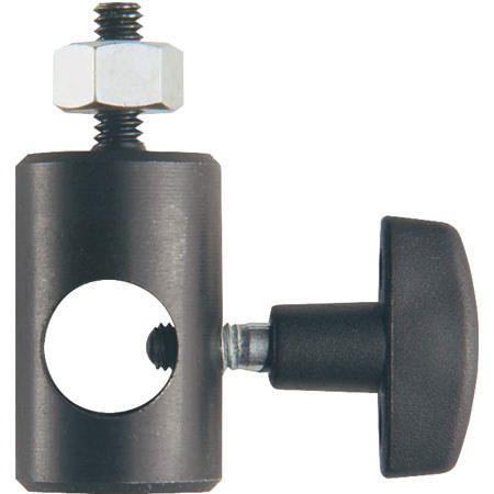 Manfrotto Rapid Adapter, Converts a Standard 5/8" Mounting Stud to a 1/4"x20 Mounting Thread with Locking Nut, 55mm Total Length. (#014-14)