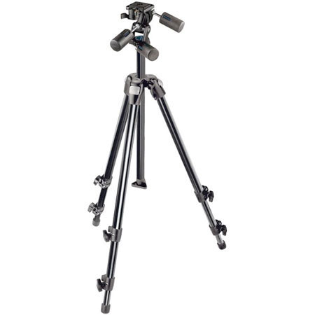 Manfrotto 3199N, with 3001BN Black Tripod with 804RC2 Rapid Connect Pan Tilt Head