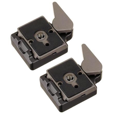 Manfrotto 2 Pack RC2 Compact Rapid Connect Adapter (#3299) w/200PL-14 Plate (#3299)