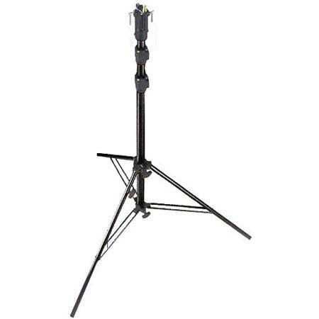 Manfrotto 10' High Self Locking, Air Damped Lightstand, 3 Sections, Black Anodized (# 3344B) - " Demo / Open Box " New Condition