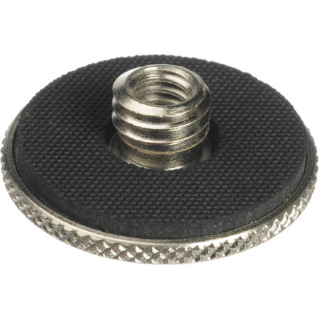 Manfrotto Mounting Adapter, 1/4"x20 Female Thread to 3/8" Male Thread Adapter with Knurled Flange. (#3367)