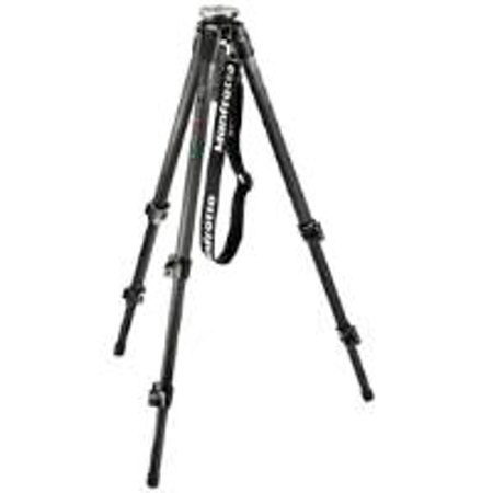 Manfrotto 442 Carbon 1 Video Tripod legs w/75mm half bowl & strap #3445