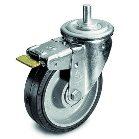 Manfrotto Wheel Set for Wind-Up Light Stand, 160mm M10 Attachment with Brakes - Set of 3