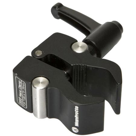 Manfrotto 386B Nano Clamp, 13-35mm, with 3/8" & 1/4" Receiver