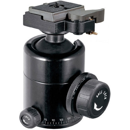 Manfrotto Pro ball Head with RC2 Rapid Connect - Supports 22.1 lbs #468RC2