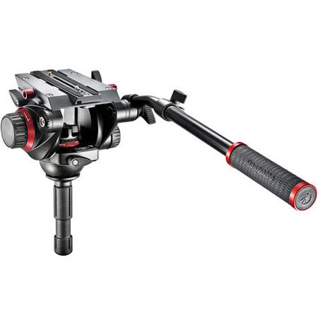 Manfrotto 504HD 3-section Aluminum 546B Tripod Legs & Video Head