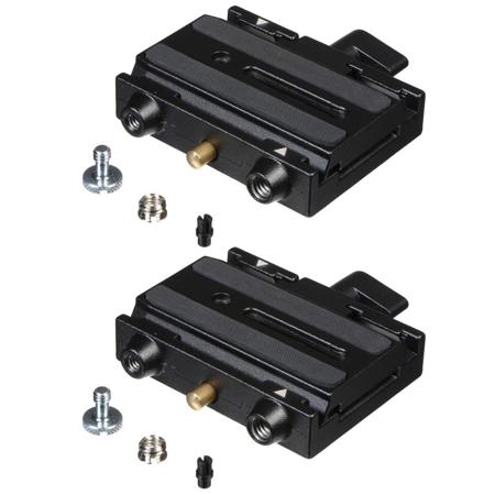 Manfrotto 2 Pack 577 Rapid Connect Adapter Assembly with Sliding Mounting Plate