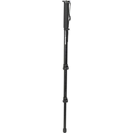 Manfrotto 679B Three Section Monopod, Black Anodized
