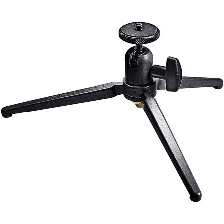 Manfrotto 709B Aluminum Mini Tabletop Tripod with BallHead -Black