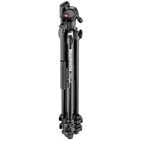 Manfrotto 290 Light Alu Tripod with Befree Live Fluid Video Head Kit