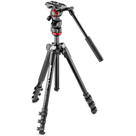 Manfrotto BeFree Live Video Kit with Tripod and Fluid Head, Includes Case