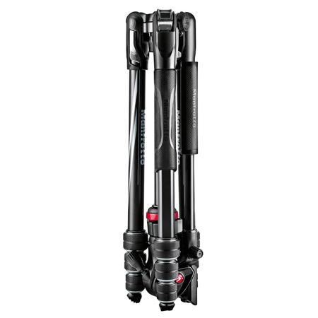 Manfrotto Befree Live Aluminum Video Tripod Kit with Fluid Head, M-Lock Twist Leg Locks, Easy Link, 59" Max Height, 8.8 lbs Capacity