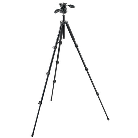 Manfrotto 294 4-Section Aluminum Tripod with 3-Way Head