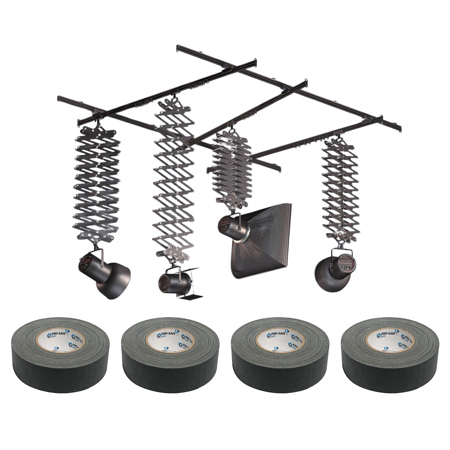 Manfrotto Sky Track Top Lighting Suspension System, w/4x 2"x30 Yards Gaffer Tape