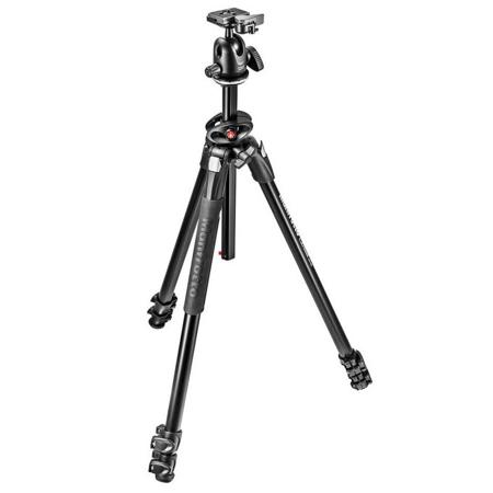 Manfrotto MK290DUA3-BHUS 290 Dual Aluminum Tripod Kit with Ball Head