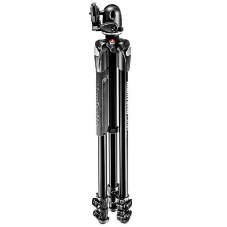 Manfrotto MK290XTA3-BHUS 290 Xtra Aluminum Tripod Kit with 496RC2 Ball Head, 11 Lbs Capacity