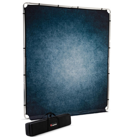 Manfrotto EzyFrame Vintage Background Kit, 6.5x7.5', Ink