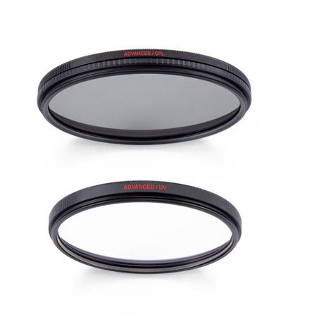 Manfrotto 67mm Advanced UV Filter W/67mm Advanced Circular Polarizing Filter
