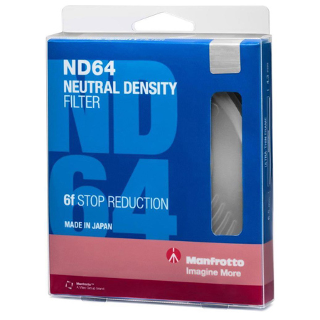Manfrotto 58mm Circular ND64 Lens Filter with 6 Stop
