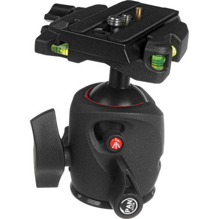 Manfrotto MH054M0-Q5 Magnesium Ball Head with Q5 Quick Release, Supports 22 lbs., Smoke