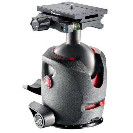 Manfrotto MH057M0-Q6 057 Magnesium Ball Head with Q6 Top Lock Quick Release - 33 lbs Load Capacity