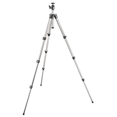 Manfrotto 394 Aluminum 4 Section Tripod, Ball Head