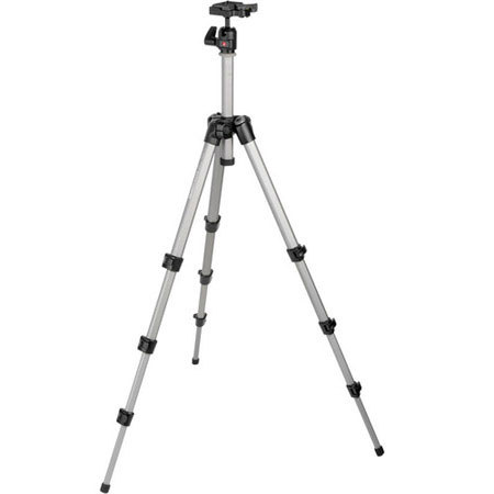 Manfrotto 394 Aluminum 4 Section Tripod, QR Ball Head