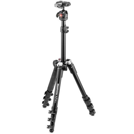 Manfrotto Befree One Aluminum Lightweight Tripod with Ball Head, Black